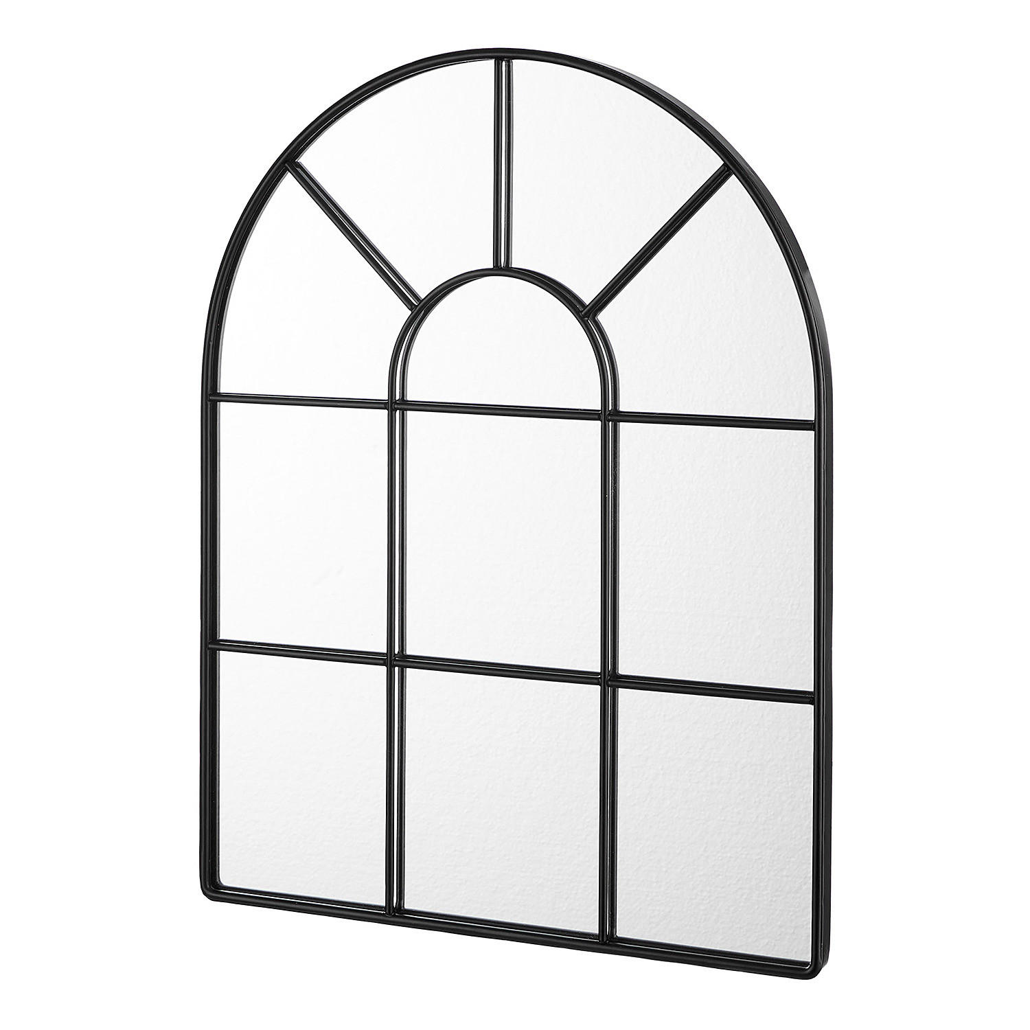 Butlers Fensterspiegel Schwarz 30x40x2 cm