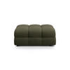 POUF Kendal aus strukturiertem Stoff amazonasgrün - Waldgrün, Textil (72/45/104cm) - Micadoni