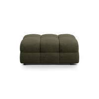 POUF Kendal aus strukturiertem Stoff amazonasgrün - Waldgrün, Textil (72/45/104cm) - Micadoni