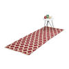 TEPPICH - Beige/Rot, Textil (200/80cm) - Relaxdays
