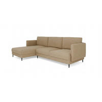 ECKSOFA Helmer In Stoff Baloo - Beige, Holzwerkstoff/Textil (164/293cm) - Fun Möbel