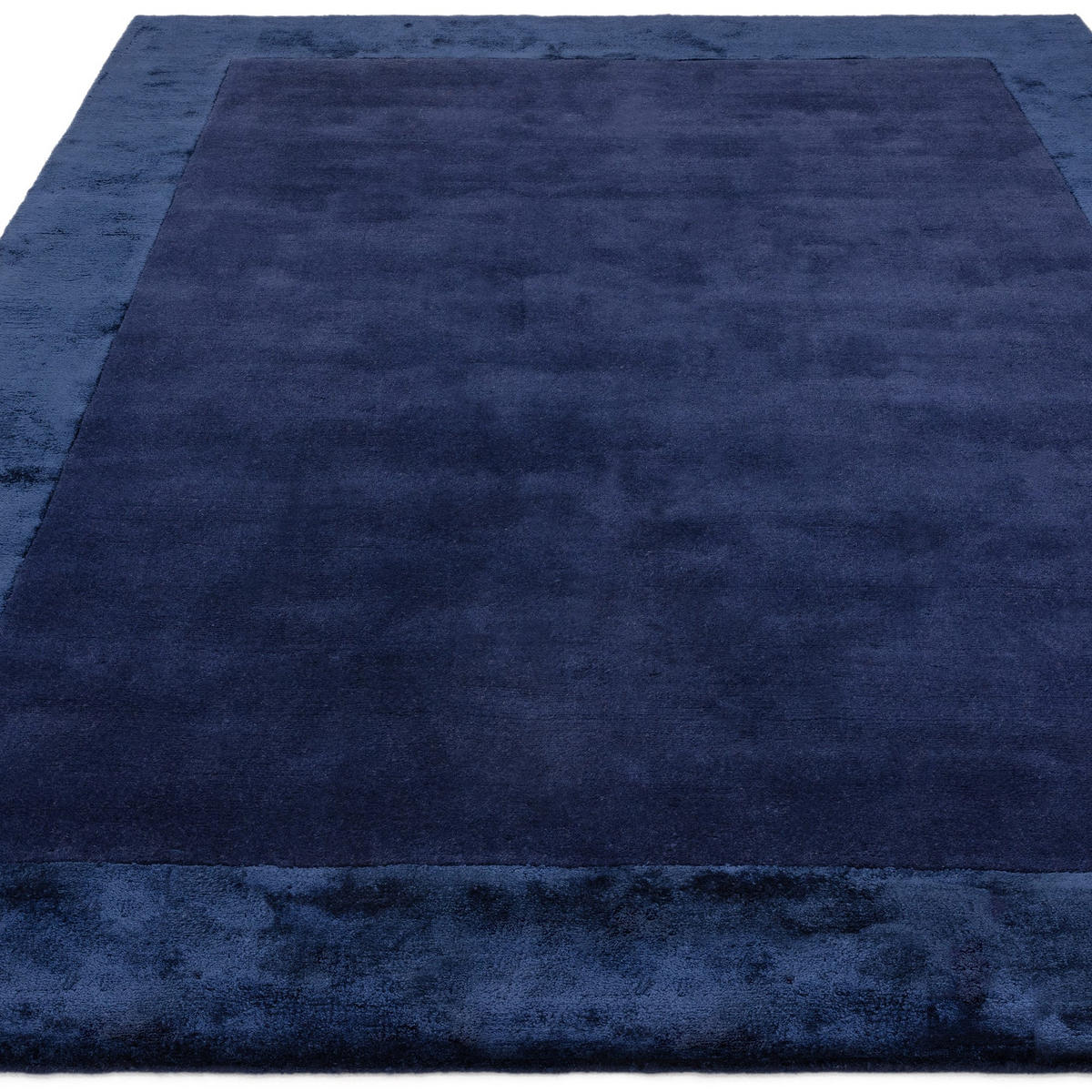 TEPPICH modern handgefertigt TOSCA Blau 160 x 230 cm - Blau, Naturmaterialien (160/230cm) - Novatrend