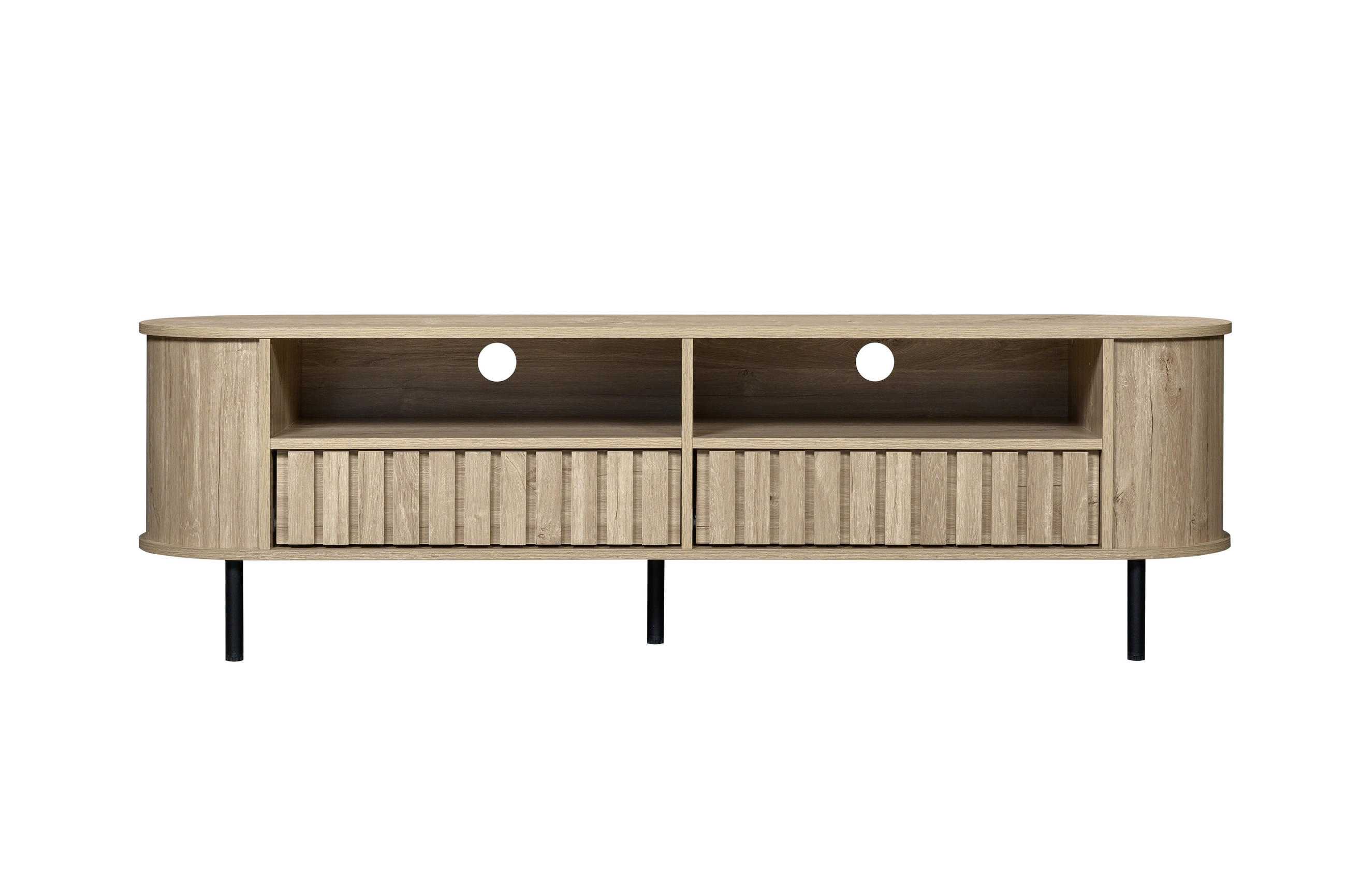 LOWBOARD Naturfarben 160/40/48 cm - Naturfarben, Holzwerkstoff (160/48/40cm) - PANGIVO