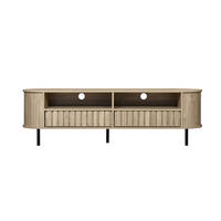 LOWBOARD Naturfarben 160/40/48 cm - Naturfarben, Holzwerkstoff (160/48/40cm) - PANGIVO