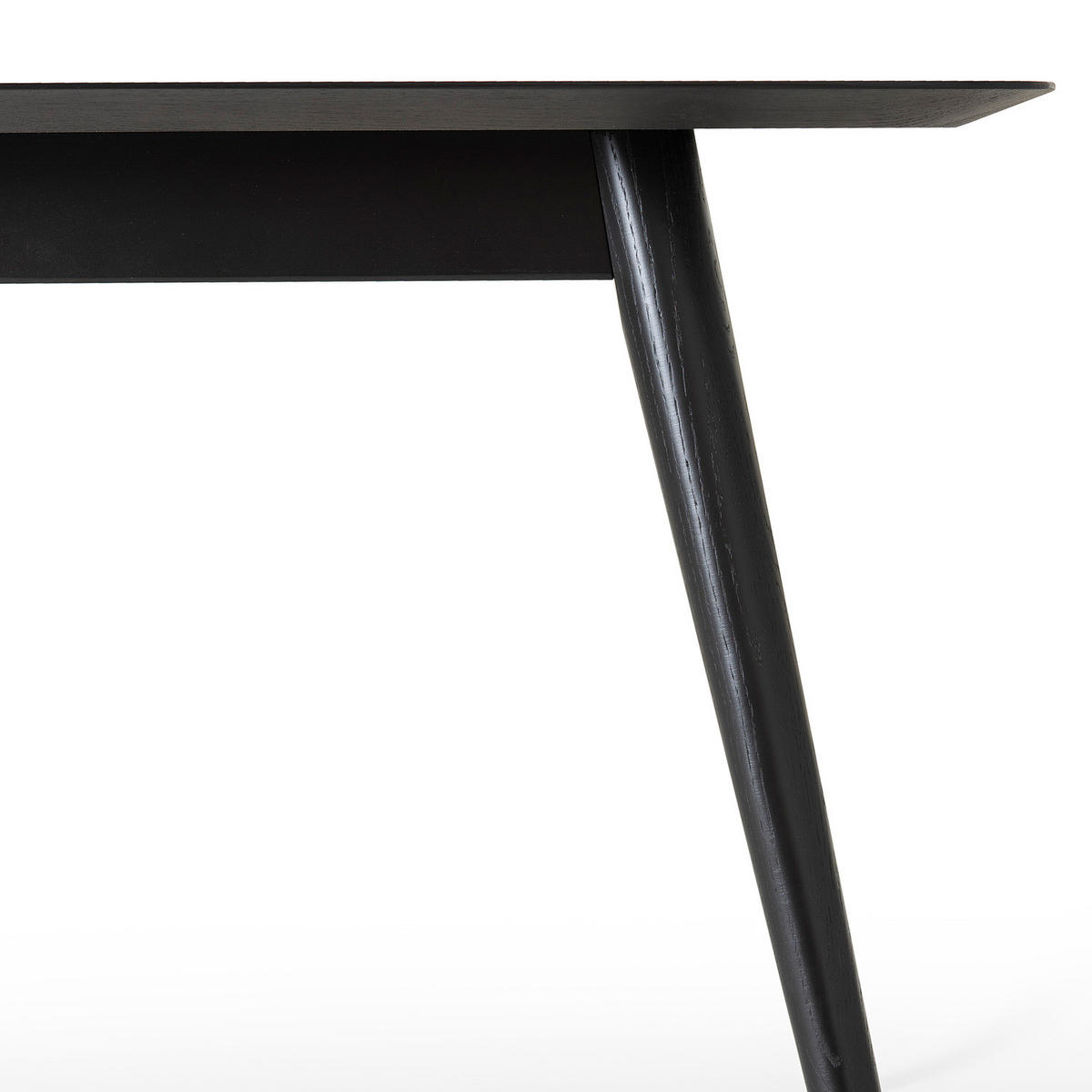 MASSIVER ESSTISCH - Massivholz - Eschefarben, Holz (90/200/75cm) - home24