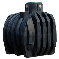 ERDTANK-PAKET 6800 L - Schwarz, Kunststoff (200/240/245cm) - 4rain