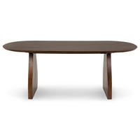 ESSTISCH AKOLA braun - Braun, Holz (90/200/76cm) - IDIMEX