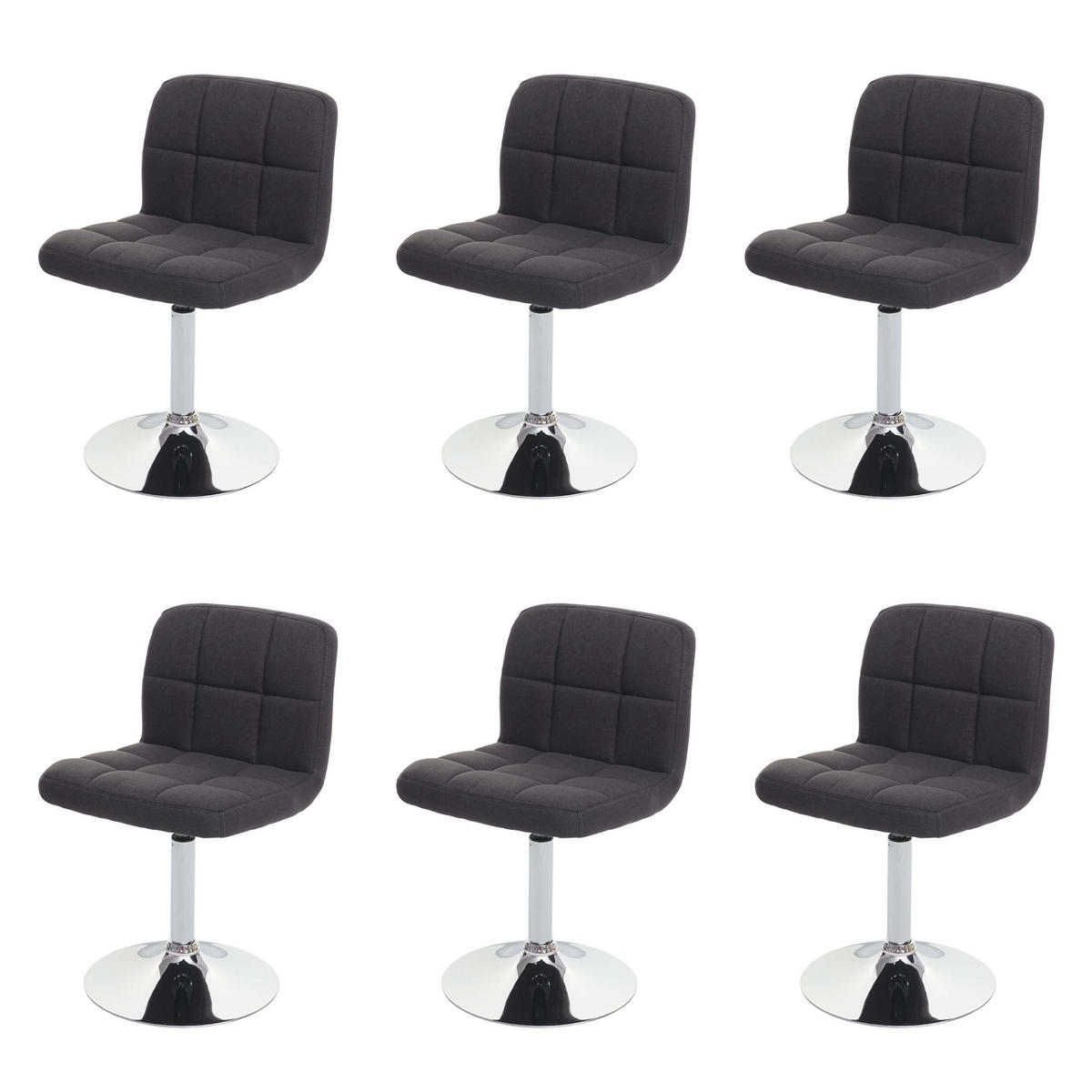 ESSZIMMERSTUHL Anthrazit - Anthrazit, Textil (45/78/48cm) - MCW