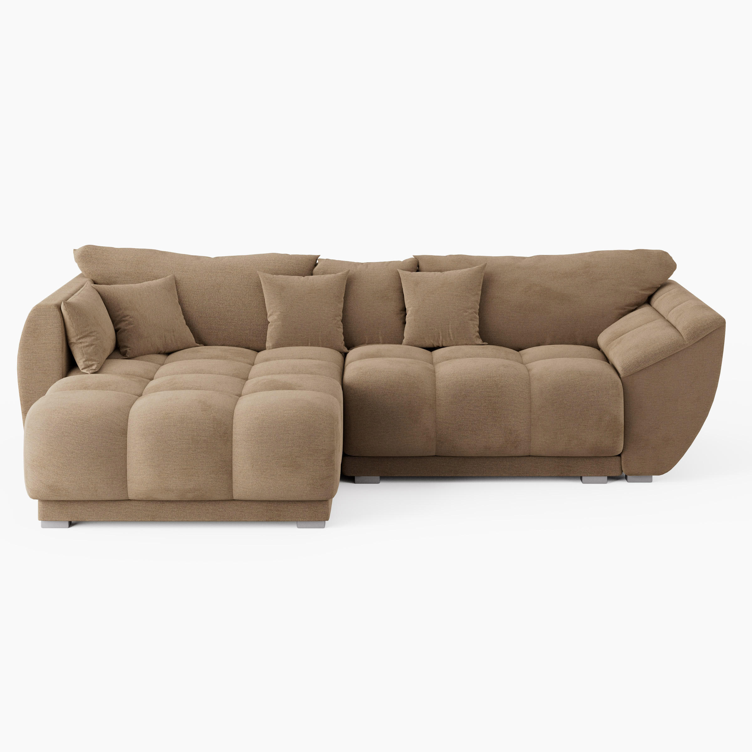 Barchello Ecksofa Beige 285x180 cm