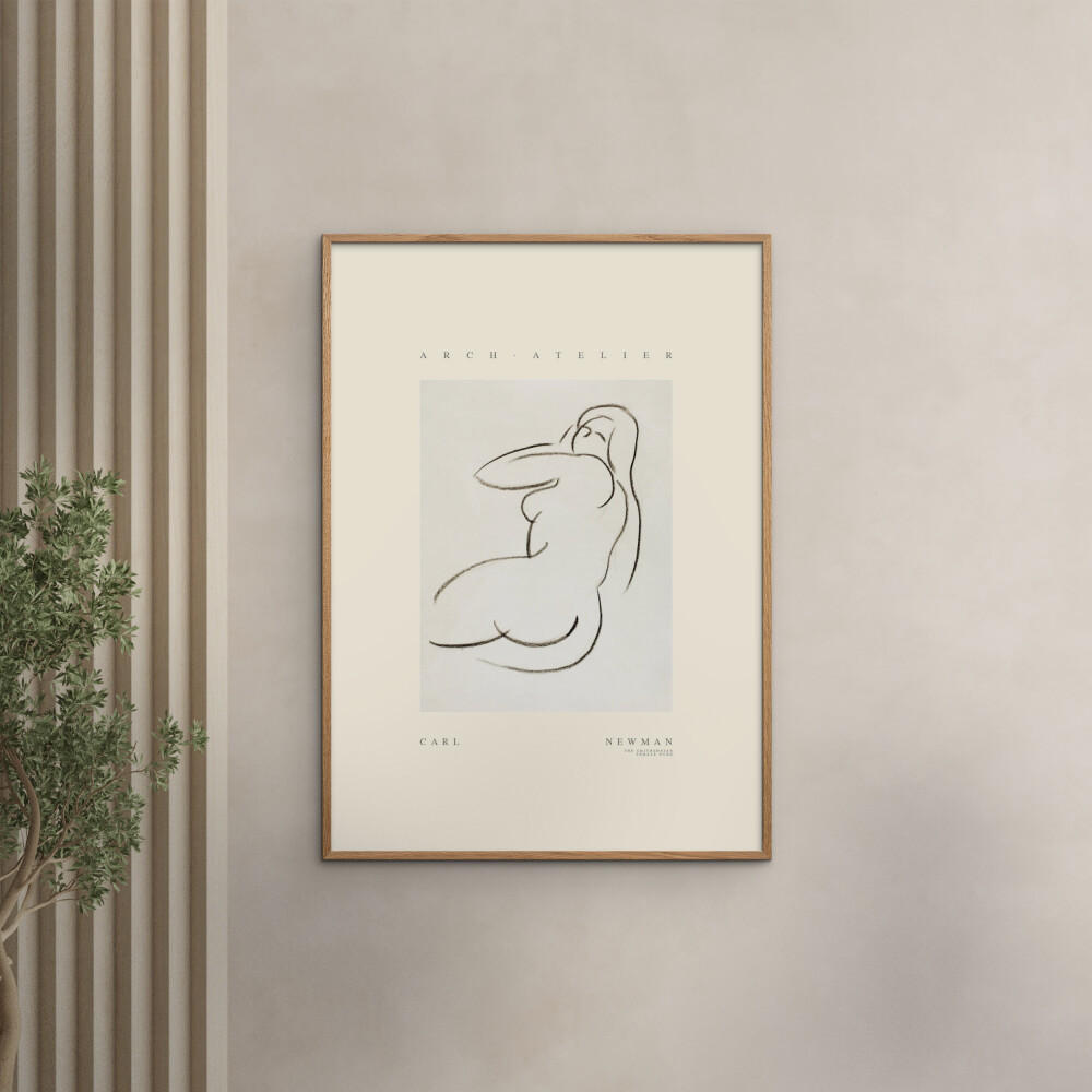 POSTER Arch Atelier - Carl Newman 01 - Naturfarben, Papier (30/40/0.1cm) - Poster&Frame