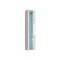 HÄNGEVITRINE 180 Vigo New - Weiß Hochglanz/Weiß, Holzwerkstoff (40/180/30cm) - MIRJAN24