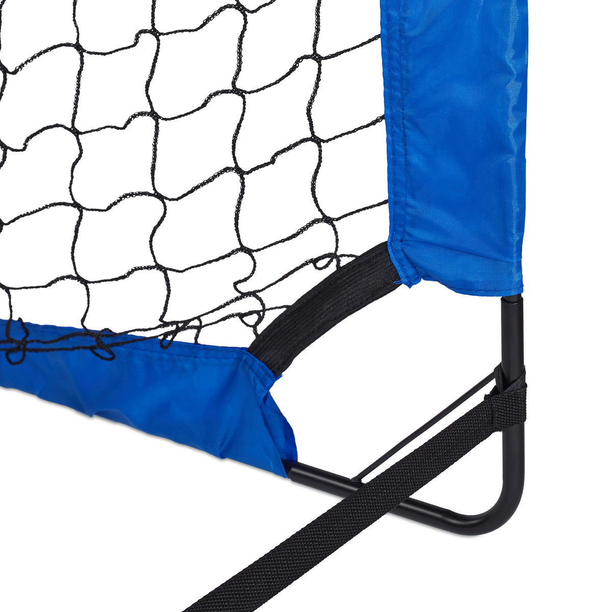 FUSSBALLTOR - Blau, Kunststoff/Textil (195/115cm) - Relaxdays