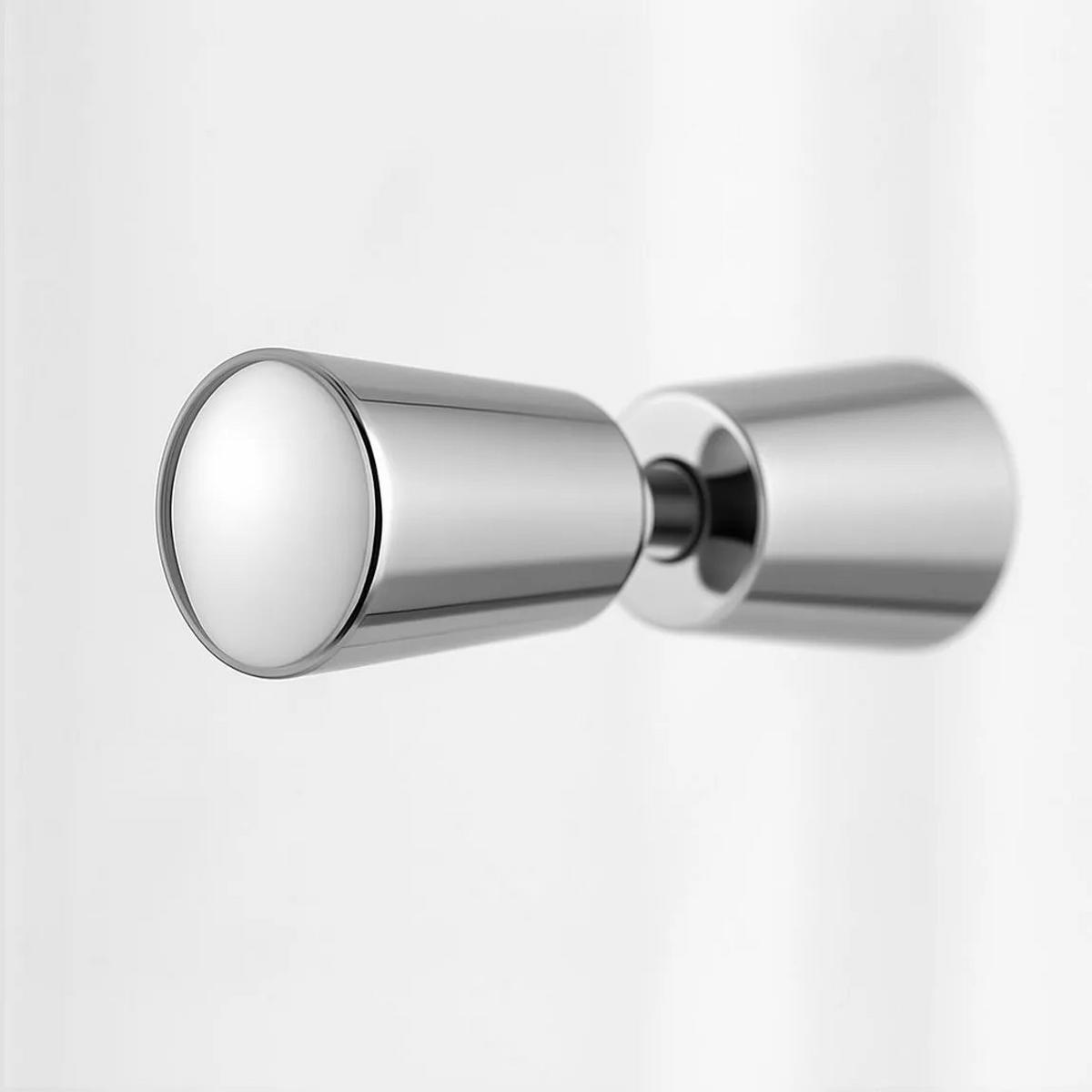 DUSCHTÜR Rea Primo Swing 80 Chrome - Chromfarben, Metall (80/190cm) - REA