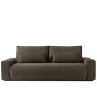 3-SITZER SCHLAFSOFA MOLLIS, Corduroy, Braun - Braun, Holz/Holzwerkstoff (250/93/108cm) - KONSIMO®