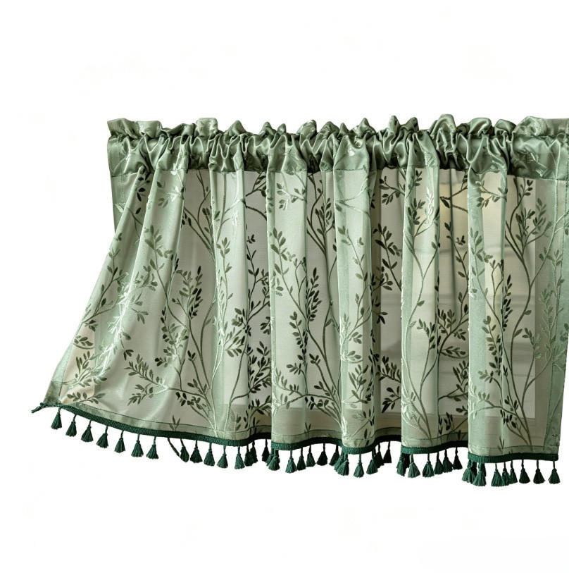 KURZE GARDINEN, Grün,1 Stück, 100/60 cm - Grün, Textil (100/60cm)