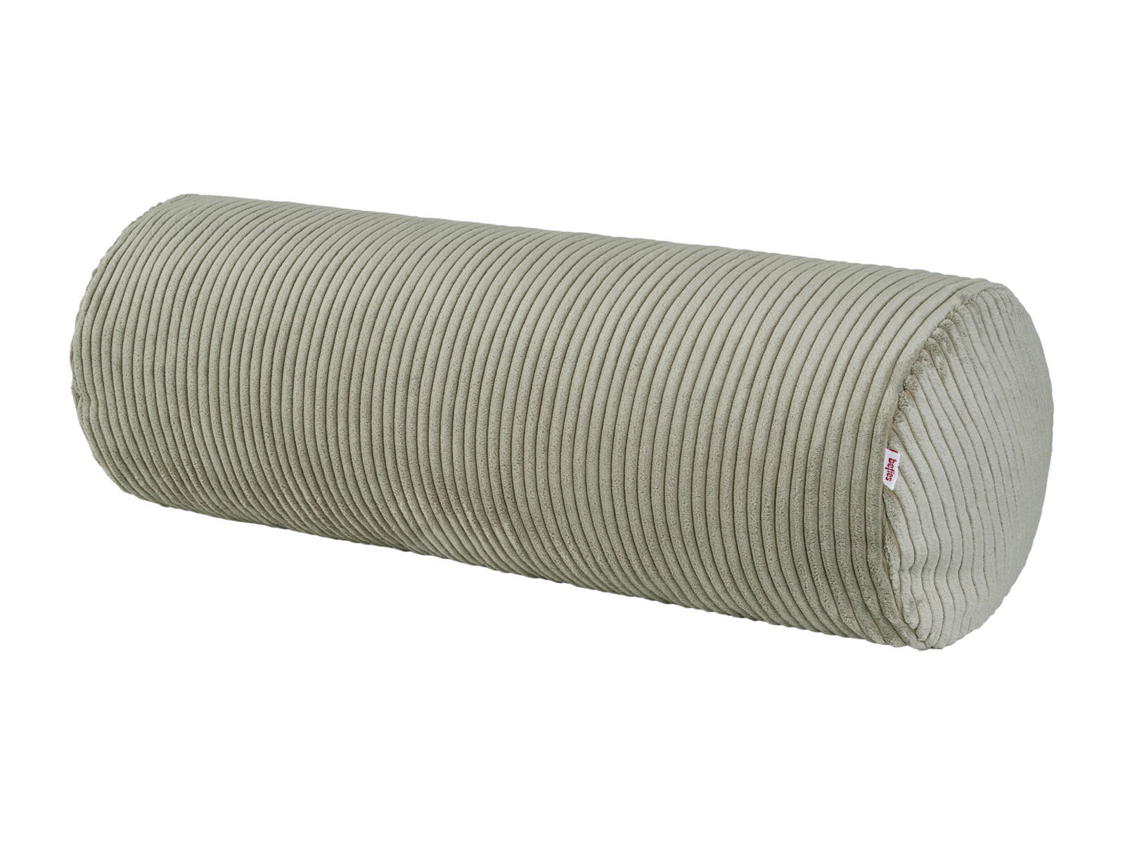 XL-NACKENROLLENHÜLLE HYggelig No.2 Block Cord-Samt taupe-grau 70/25 cm - Greige, Textil (25/70cm) - beties Heimtextil