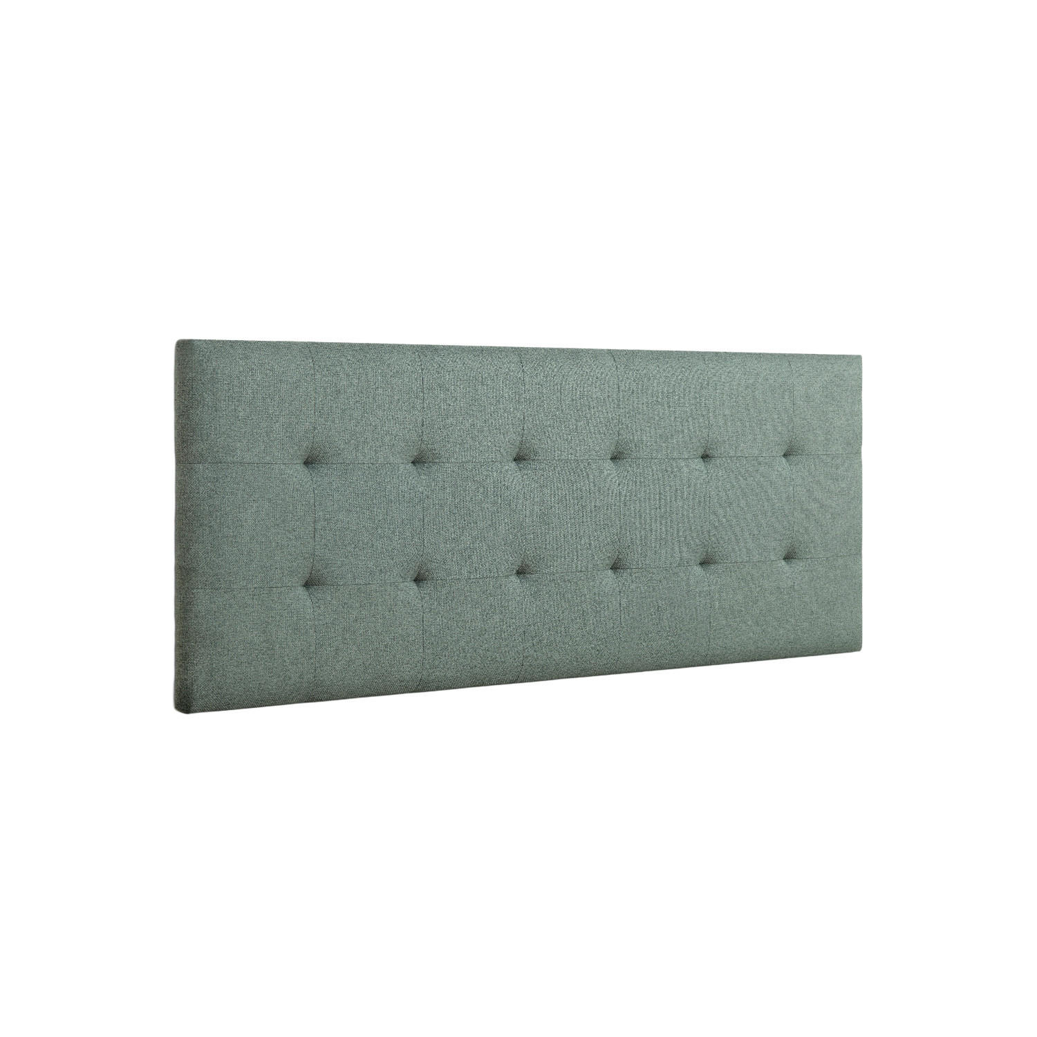 KOPFTEIL DOPPELTES Pier Grün 170 cm x 70 cm - Grün, Textil (170/7cm) - Klast Home