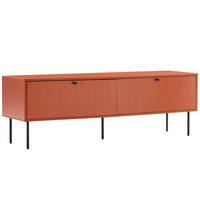 TV-MÖBEL 150 cm, Orange - Orange, Holz (40/50/150cm) - Oviala
