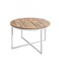COUCHTISCH CIRI-X Eichenholz Wotan - Eiche Wotan/Weiß, Holzwerkstoff (70/70/45.6cm) - Lookway