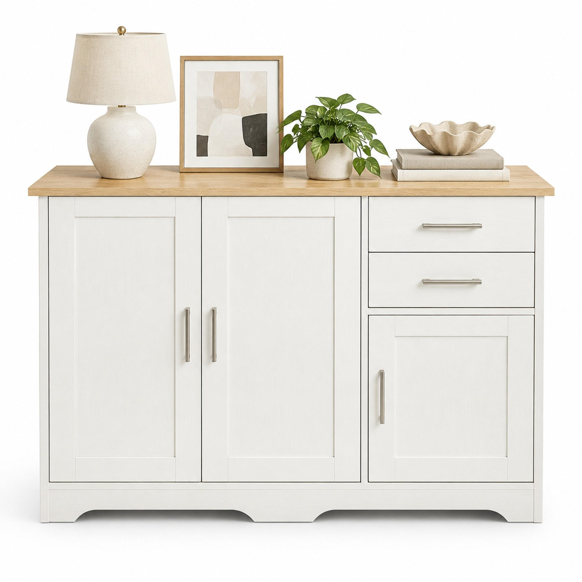 Ivmeu Wohnzimmerschrank Weiß 40x78x100 cm