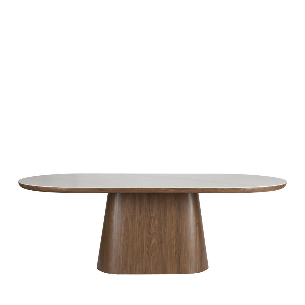 ESSTISCH - Dunkles Holz - Nussbaumfarben, Holz (200/90/77cm) - Drawer