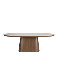 ESSTISCH - Dunkles Holz - Nussbaumfarben, Holz (200/90/77cm) - Drawer