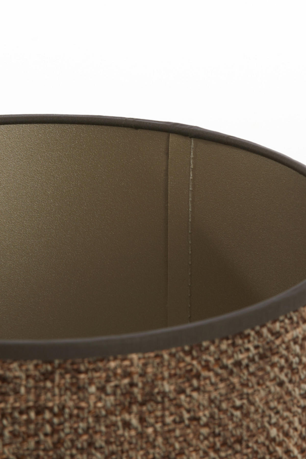 LAMPENSCHIRM Saverna Braun Ø20/15 cm - Braun, Textil (20/20/15cm) - Light & Living