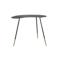 BEISTELLTISCH Lenzy 60x30x50 cm, Metall, Schwarz - Schwarz, Metall (60/30/50cm) - PTMD Collection