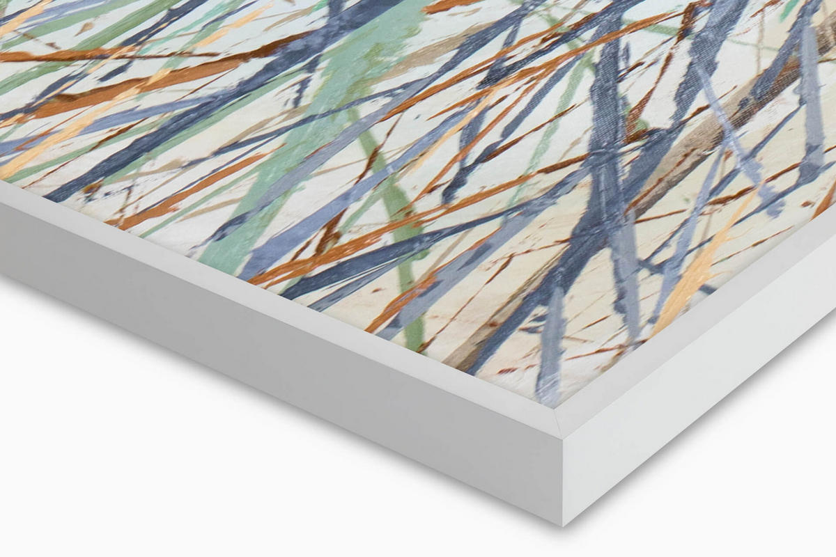 OLEJOMAĽBA 140/70 cm, More a pláž - zelená, drevo/textil (140/70cm) - KUNSTLOFT