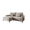 ECKSOFA Silves Mit Schlaffunktion - Beige, Holzwerkstoff/Textil (239/148cm) - Fun Möbel