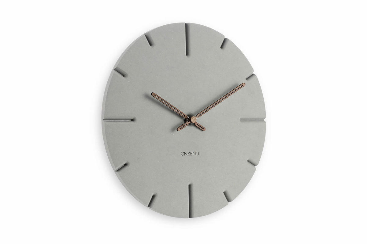 WANDUHR Design Grau 29/29 cm - Grau, Holzwerkstoff (0.6/29/1cm) - ONZENO