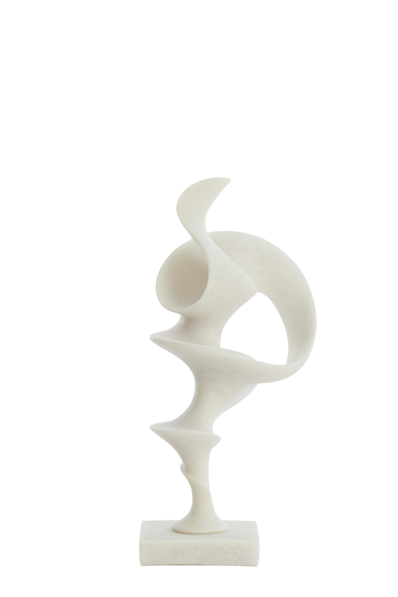 ORNAMENT Toruv Weiß 22/16/51,5 cm - Weiß, Kunststoff (16/51.5/22cm) - Light & Living
