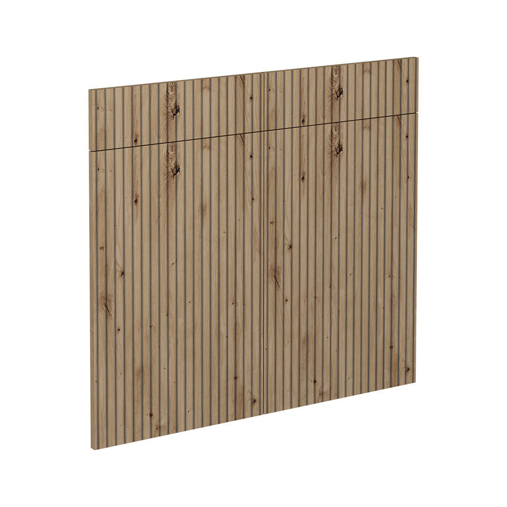 Vicco KUCHYŇSKÁ DVÍŘKA R-Line Řemeslný dub 79.2 x 70.8 cm nábytková čela pro spodní skříňku se zásuvkami