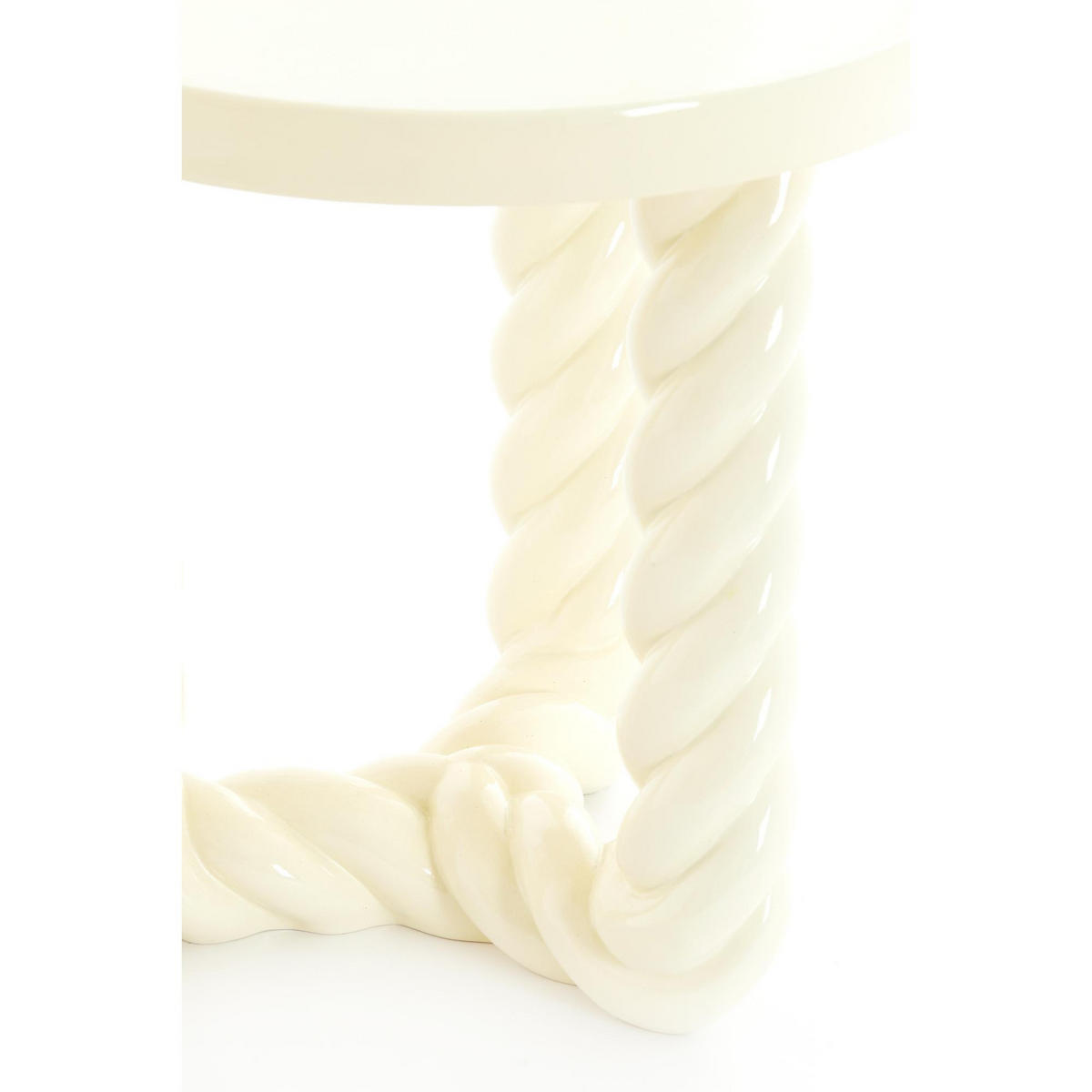 BEISTELLTISCH Vallejo Weiß 46/46/46 cm - Weiß, Kunststoff (46/46/46cm) - Light & Living