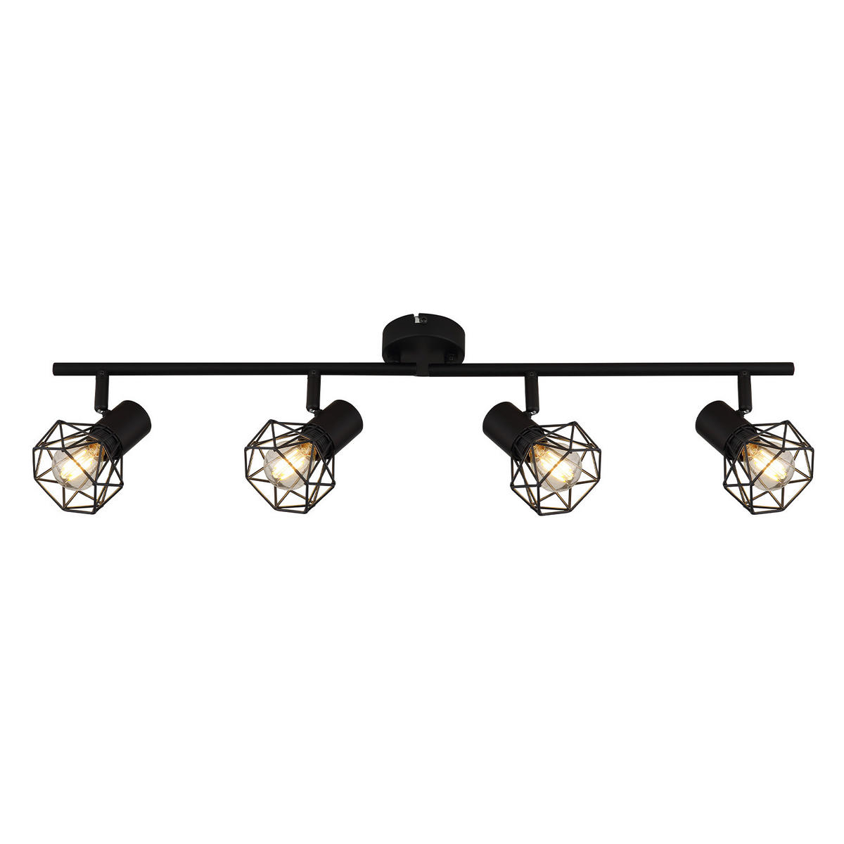 STRAHLER Flagler 71/20/9.5 cm - Schwarz, Metall (71/20/9.5cm) - Nettlife