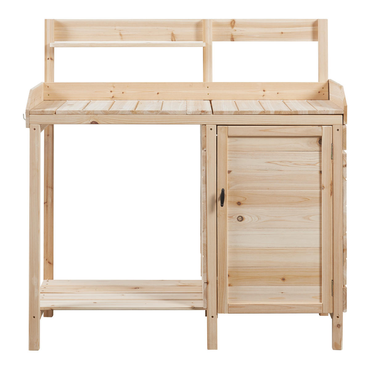PFLANZTISCH Alessano - Naturfarben, Holz (46/107/110cm) - casa.pro