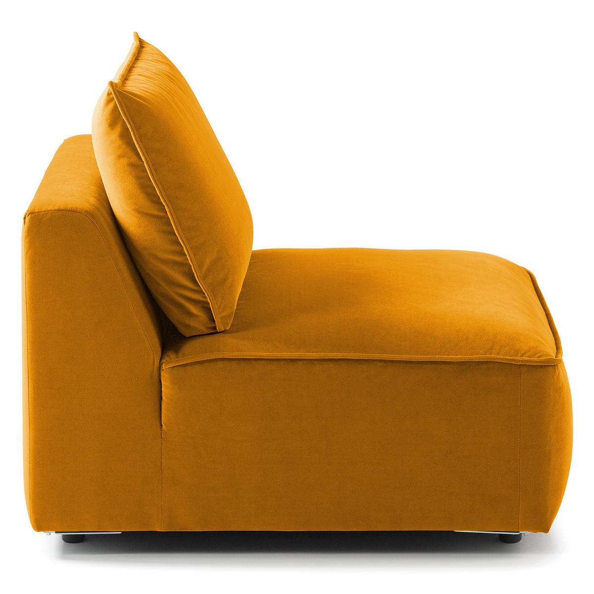 MODULSESSEL - Orange, Holz/Textil (80/82/99cm) - home24