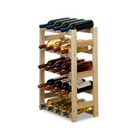 WEINREGAL Pinotwine 70x43x25 cm 20 Flaschen Massives Kiefernholz Natur Unbehandelt - Naturfarben, Holz (43/70/25cm) - PROREGAL