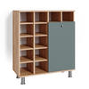 BADSCHRANK Fynn Grün 78.4 x 91.6 cm - Grün, Holzwerkstoff (78.4/91.6/34cm) - Vicco