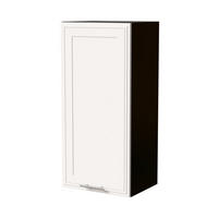 HÄNGESCHRANK Salo W4/45 Schwarz / Weiß Matt 45 / 32,5 / 96cm - Schwarz/Weiß, Holz/Holzwerkstoff (45/96/32.5cm) - Feldmann-Wohnen