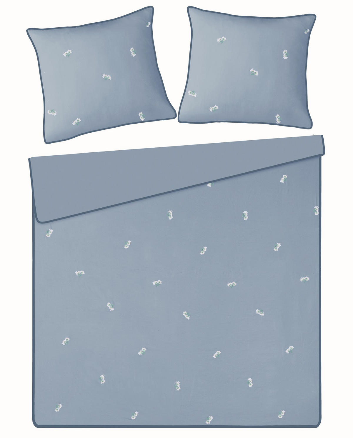 BETTWÄSCHE Frescot - Hellblau, Textil (200/220cm) - home&you