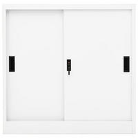 AKTENSCHRANK Richardson 90/40/90 cm - Weiß, Metall (90/90/40cm) - Nettlife