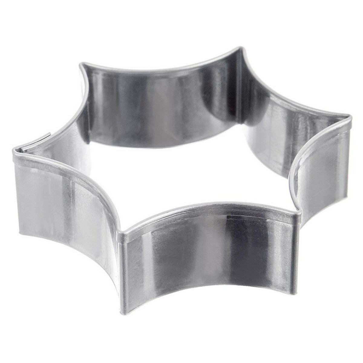 AUSSTECHFORM Stern 5,5 cm Silber - Silberfarben, Metall (5.5/1.5/5.5cm) - Orion 