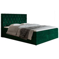 BETT Grün FOX 4 120x200 cm - Grün, Textil (120/200cm) - Sepro Meble