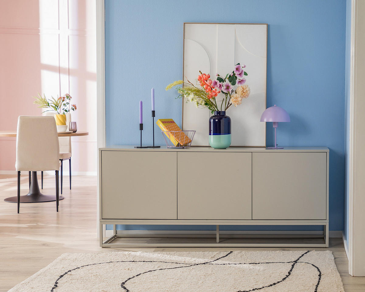 SIDEBOARD - Kaschmir, Holzwerkstoff/Metall (180/76/40cm) - home24
