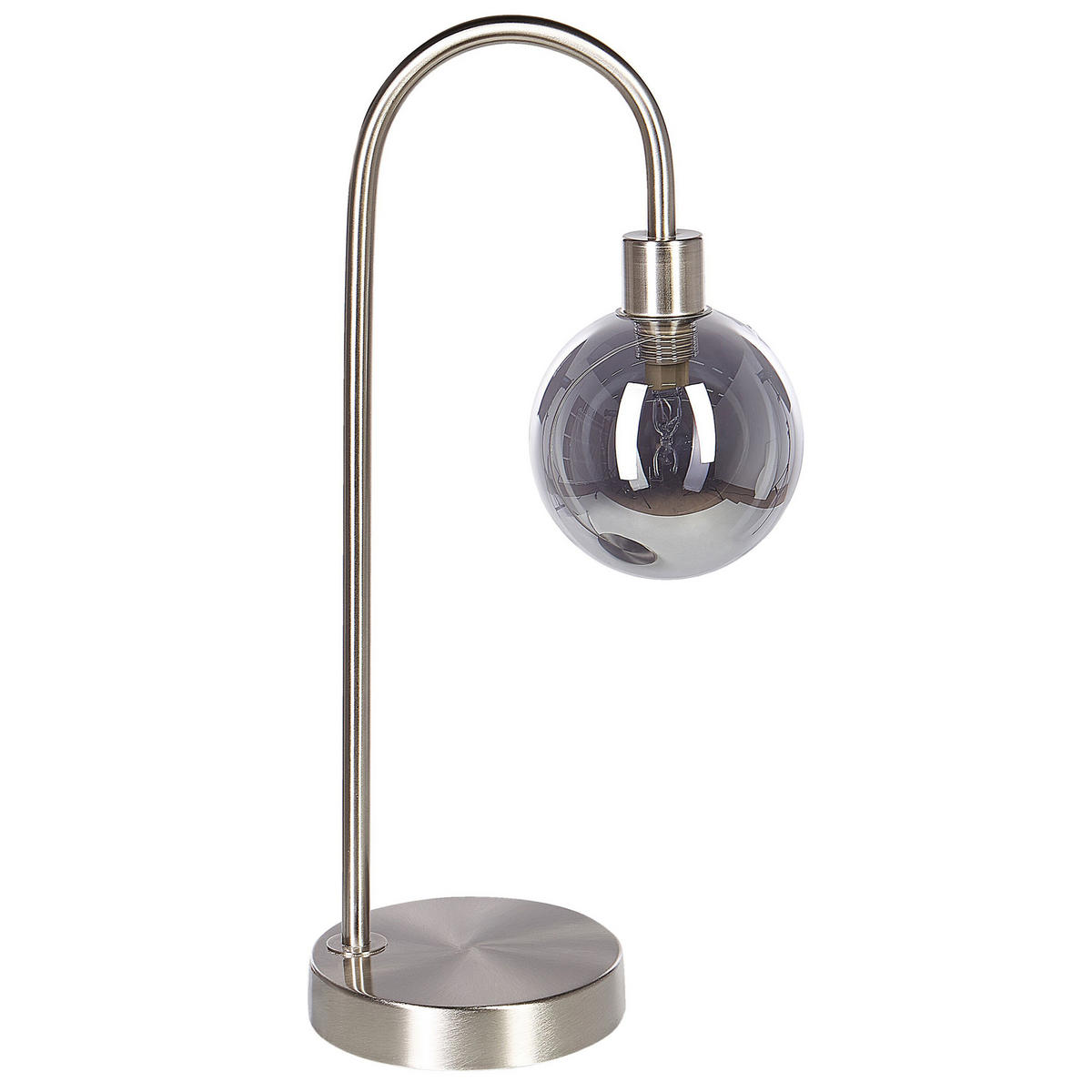 TISCHLAMPE Ramis 13/13/41 cm - Silberfarben, Metall (13/13/41cm) - Beliani