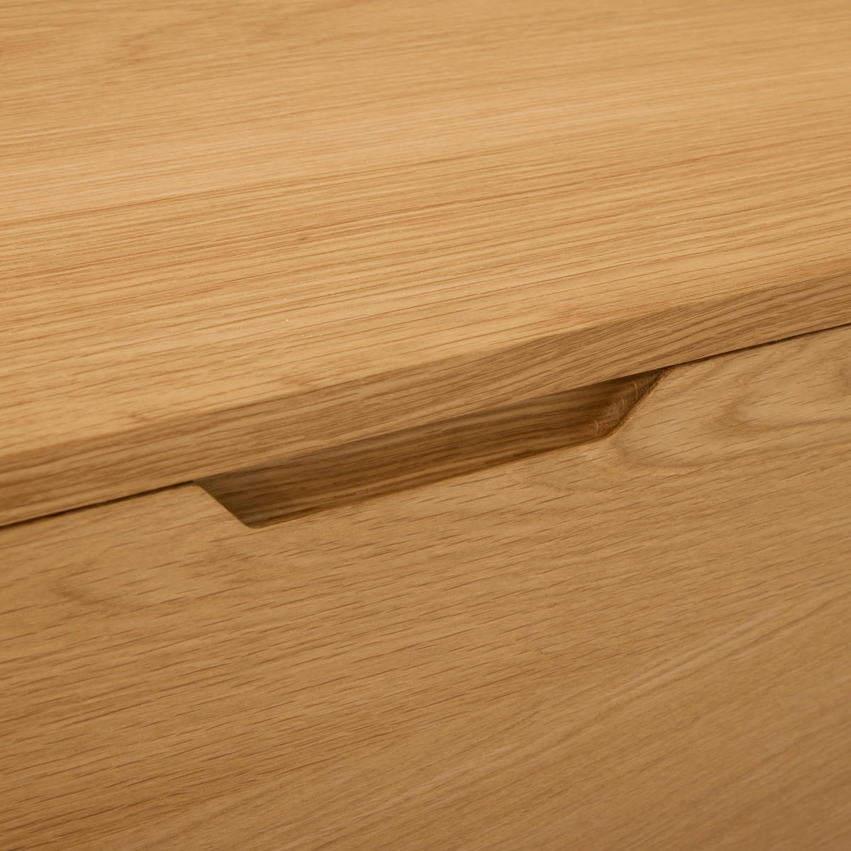 TV-ELEMENT Eiche massiv - Eichefarben/Braun, Holz/Holzwerkstoff (180/52/45cm) - Furnhouse