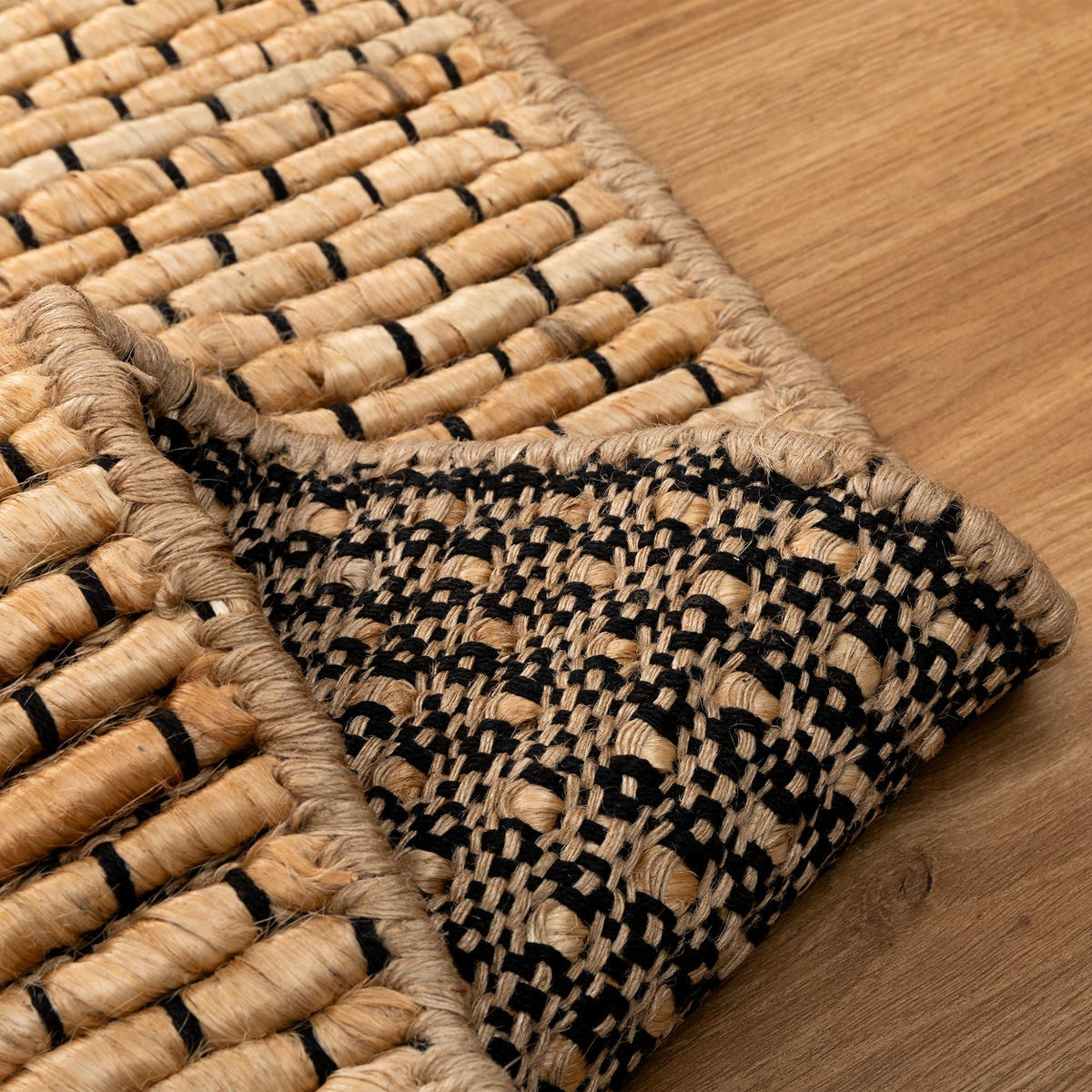 JUTE Teppich Goa Canvas 140/200 cm - Naturfarben, Naturmaterialien (140/200cm) - Steffensmeier