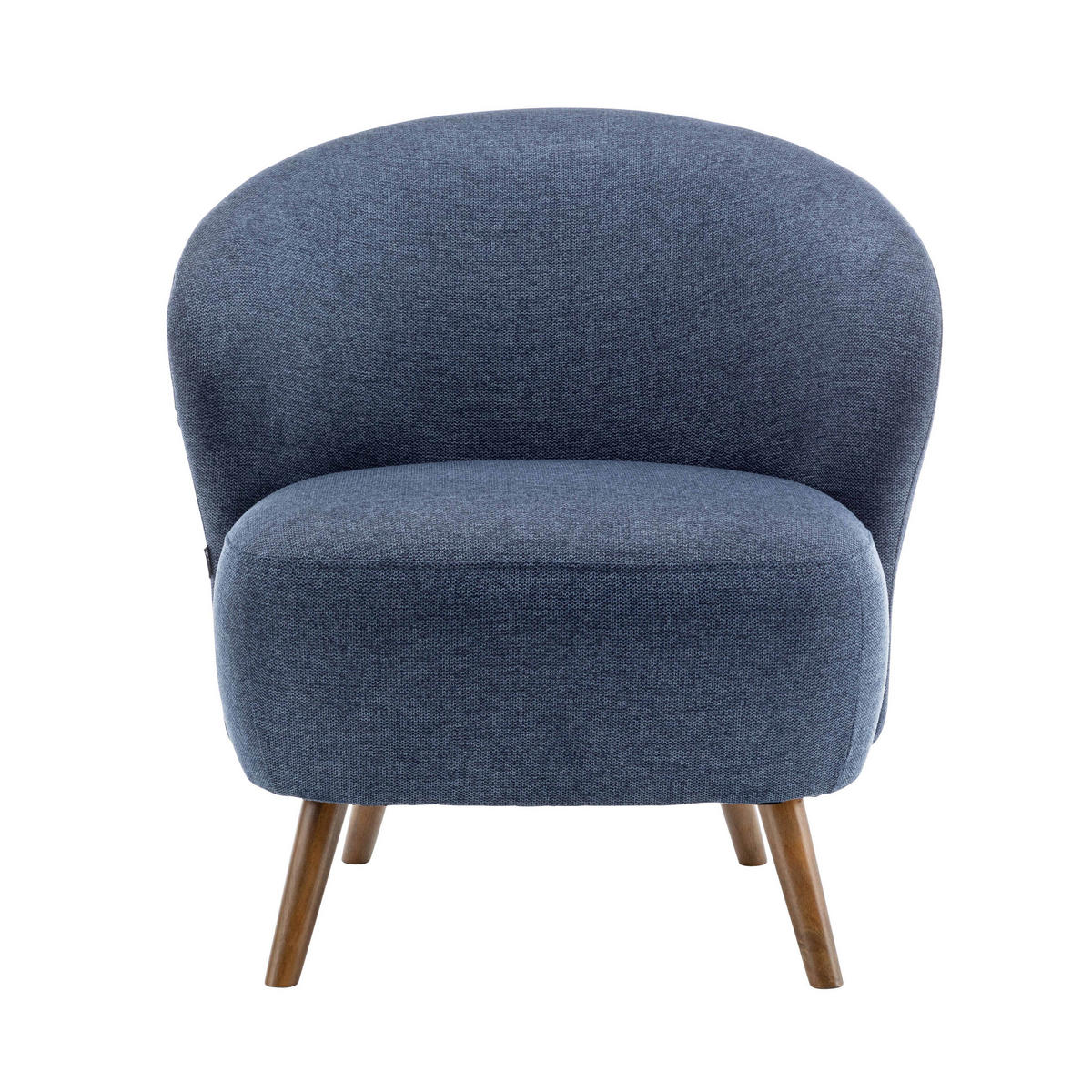 RELAXSESSEL, Dunkelblau - Blau, Textil (73/79/74cm) - Oviala