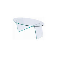 COUCHTISCH - Sicherheitsglas - Transparent - ELOWEN - Transparent, Glas (120/70/41cm) - Vente-Unique